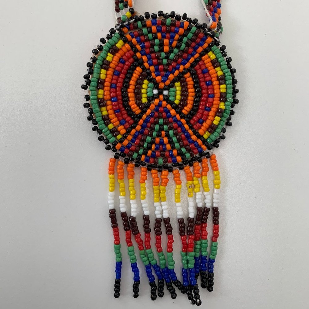 Vintage Native American Inspired Beaded Necklace